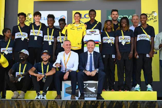 Cycling, Tour de France, Press event for the upcoming World Cycling Championships in Rwanda