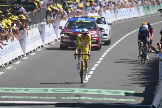 11-07-2025 Tour De France; Tappa 07 Saint-malo - Mur De Bretagne; 2025, Alpecin - Deceuninck; Van Der Poel, Mathieu; Mur De Bretagne; 