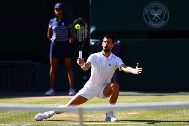 Novak Djokovic during his semi final match Wimbledon Tennis Championships, Day 12, The All England Lawn Tennis and Croquet Club, London, UK - 11 Jul 2025London The All England Lawn Tennis and United Kingdom  Copyright: xJamesxMarsh Shutterstockx 15392288ed