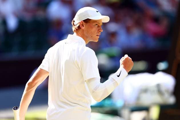 Jannik Sinner during his semi final match Wimbledon Tennis Championships, Day 12, The All England Lawn Tennis and Croquet Club, London, UK - 11 Jul 2025London The All England Lawn Tennis and United Kingdom  Copyright: xJamesxMarsh Shutterstockx 15392288er