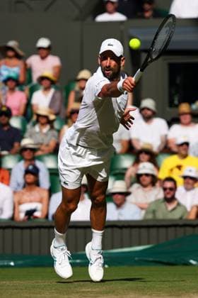 Novak Djokovic during his Semi-Final match Wimbledon Tennis Championships, Day 12, The All England Lawn Tennis and Croquet Club, London, UK - 11 Jul 2025London The All England Lawn Tennis and United Kingdom  Copyright: xEllaxLing Shutterstockx 15392289bs