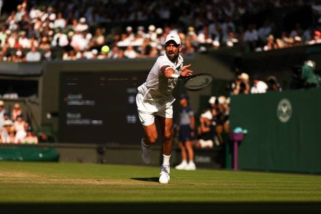 Novak Djokovic during his Semi-Final match Wimbledon Tennis Championships, Day 12, The All England Lawn Tennis and Croquet Club, London, UK - 11 Jul 2025London The All England Lawn Tennis and United Kingdom  Copyright: xEllaxLing Shutterstockx 15392289ct