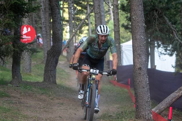 UCI Mountain Bike World Cup 2025 Luca Schwarzbauer from Germany, representing the team Canyon CLLCTV XCO, competes in the CROSS-COUNTRY SHORT TRACK Men Elite during the UCI Mountain Bike World Cup Andorra 2025 in Pal Arinsal, Andorra, on July 11, 2025. Pal Andorra  Copyright: xMartinxSilvaxCosentinox originalFilename:silvacosentino-lucaschw250711_np3o8.jpg