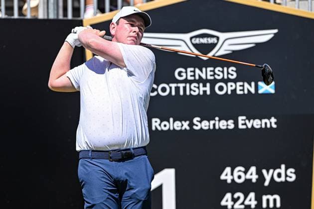 Scottish Open Day Two Robert McIntyre on Day Two of the Genesis Scottish Open 2025 at The Renaissance Club, North Berwick UK Newspapers OUT Copyright: xJamiexJohnstonx FIL-21959-0206