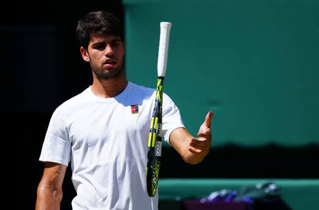 Carlos Alcaraz Wimbledon Tennis Championships, Day 12, The All England Lawn Tennis and Croquet Club, London, UK - 11 Jul 2025London The All England Lawn Tennis and United Kingdom  Copyright: xJavierxGarcia Shutterstockx 15392287fq