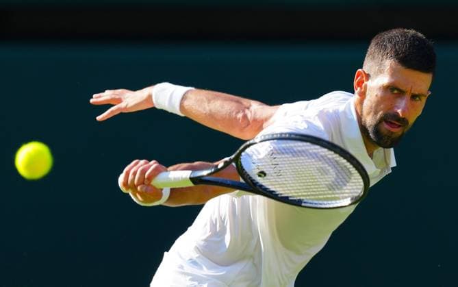 Novak Djokovic Wimbledon Tennis Championships, Day 12, The All England Lawn Tennis and Croquet Club, London, UK - 11 Jul 2025London The All England Lawn Tennis and United Kingdom  Copyright: xJavierxGarcia Shutterstockx 15392287gz