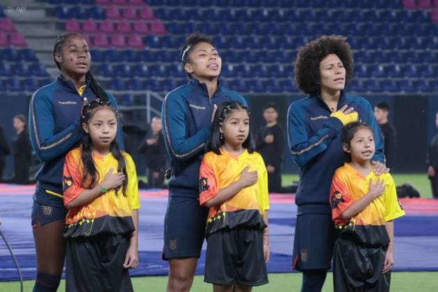 COPA AMERICA FEMENINA July 11, 2025 Meeting between Ecuador VS Uruguay for the Copa America Femenina at the Banco Guayaquil stadium QUITO PICHINCHA ECUADOR Copyright: xHENRYxLAPOx