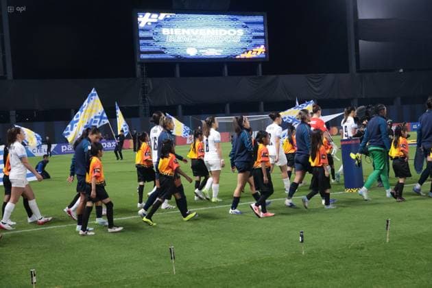 COPA AMERICA FEMENINA July 11, 2025 Meeting between Ecuador VS Uruguay for the Copa America Femenina at the Banco Guayaquil stadium QUITO PICHINCHA ECUADOR Copyright: xHENRYxLAPOx
