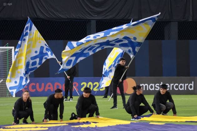COPA AMERICA FEMENINA July 11, 2025 Meeting between Ecuador VS Uruguay for the Copa America Femenina at the Banco Guayaquil stadium QUITO PICHINCHA ECUADOR Copyright: xHENRYxLAPOx