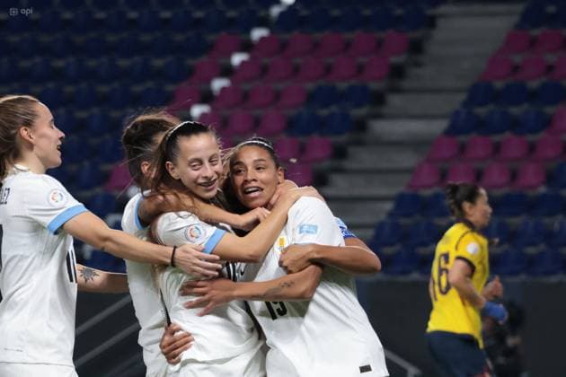 COPA AMERICA FEMENINA July 11, 2025 Meeting between Ecuador VS Uruguay for the Copa America Femenina at the Banco Guayaquil stadium QUITO PICHINCHA ECUADOR Copyright: xHENRYxLAPOx