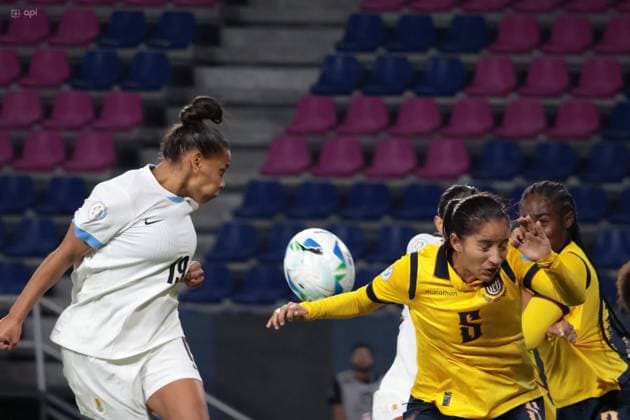COPA AMERICA FEMENINA July 11, 2025 Meeting between Ecuador VS Uruguay for the Copa America Femenina at the Banco Guayaquil stadium QUITO PICHINCHA ECUADOR Copyright: xHENRYxLAPOx