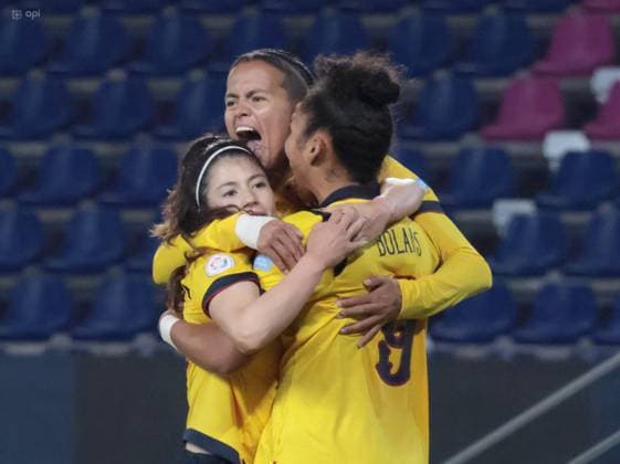 COPA AMERICA FEMENINA July 11, 2025 Meeting between Ecuador VS Uruguay for the Copa America Femenina at the Banco Guayaquil stadium QUITO PICHINCHA ECUADOR Copyright: xHENRYxLAPOx