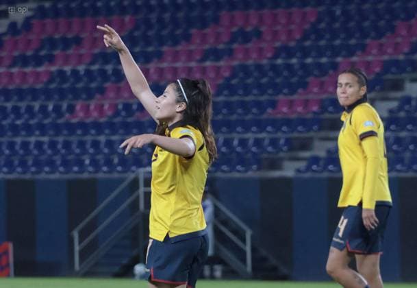 COPA AMERICA FEMENINA July 11, 2025 Meeting between Ecuador VS Uruguay for the Copa America Femenina at the Banco Guayaquil stadium QUITO PICHINCHA ECUADOR Copyright: xHENRYxLAPOx