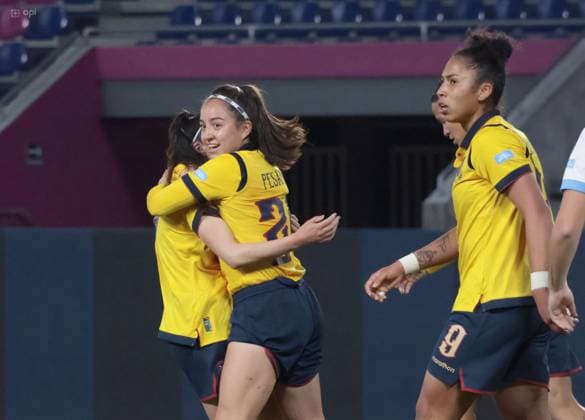 COPA AMERICA FEMENINA July 11, 2025 Meeting between Ecuador VS Uruguay for the Copa America Femenina at the Banco Guayaquil stadium QUITO PICHINCHA ECUADOR Copyright: xHENRYxLAPOx