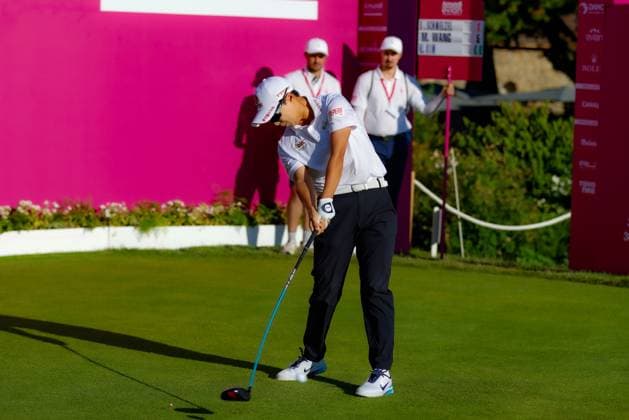 EVIAN-LES-BAINS, FRANCE - 11.07.2025: Hyo Joo Kim (KOR) of The Amundi Evian Championship at the Evian Resort Golf Club on July 11, 2025 in Evian-les-Bains, France.