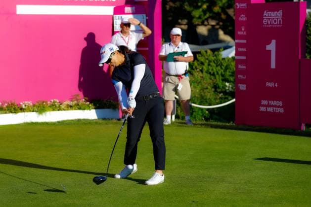 EVIAN-LES-BAINS, FRANCE - 11.07.2025: Sei Young Kim (KOR) of The Amundi Evian Championship at the Evian Resort Golf Club on July 11, 2025 in Evian-les-Bains, France.