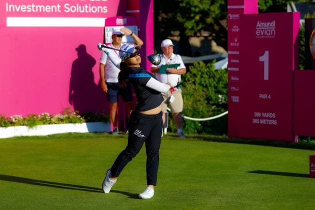 EVIAN-LES-BAINS, FRANCE - 11.07.2025: Sei Young Kim (KOR) of The Amundi Evian Championship at the Evian Resort Golf Club on July 11, 2025 in Evian-les-Bains, France.