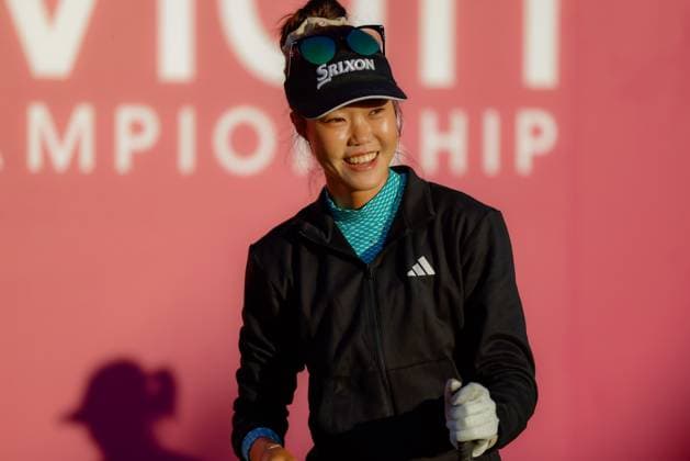 EVIAN-LES-BAINS, FRANCE - 11.07.2025: Grace Kim (AUS) of The Amundi Evian Championship at the Evian Resort Golf Club on July 11, 2025 in Evian-les-Bains, France.
