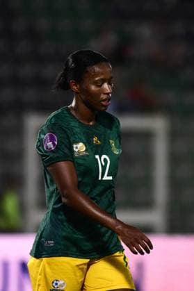OUJDA, MOROCCO - JULY 11: Jermaine Seoposenwe of South Africa during the 2025 Women s Africa Cup of Nations (WAFCON) match between Tanzania and South Africa at Honor Stadium on July 11, 2025 in Oujda, Morocco. (Photo by Seyi Victor Gallo Images Copyright: xx