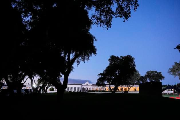 July 12, 2025, Cadiz, Cadiz, SPAIN: Genera view during day one resume game for weather yesterday of the LIV Golf Andalucia at Golf Club Royal of Valderrama on July 12, 2025 in Cadiz, Spain. Cadiz SPAIN - ZUMAa181 20250712_zaa_a181_016 Copyright: xJoaquinxCorcherox
