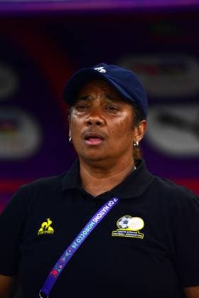 OUJDA, MOROCCO - JULY 11: Desiree Ellis (Head Coach) of South Africa during the 2025 Women s Africa Cup of Nations (WAFCON) match between Tanzania and South Africa at Honor Stadium on July 11, 2025 in Oujda, Morocco. (Photo by Seyi Victor Gallo Images Copyright: xx