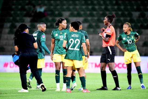 OUJDA, MOROCCO - JULY 11: South Africa during the 2025 Women s Africa Cup of Nations (WAFCON) match between Tanzania and South Africa at Honor Stadium on July 11, 2025 in Oujda, Morocco. (Photo by Seyi Victor Gallo Images Copyright: xx