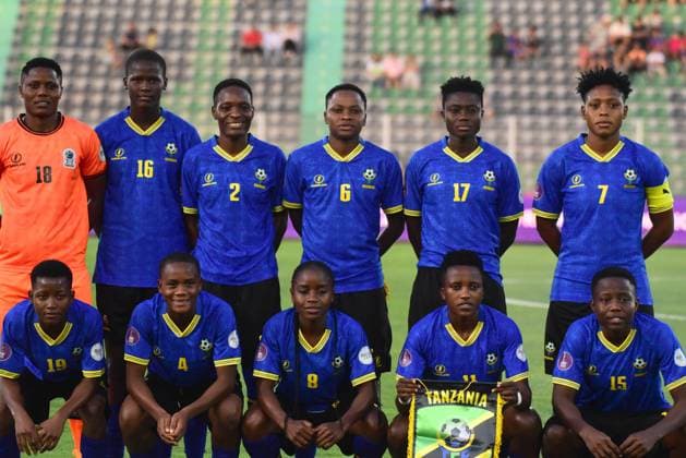 OUJDA, MOROCCO - JULY 11: Tanzania during the 2025 Women s Africa Cup of Nations (WAFCON) match between Tanzania and South Africa at Honor Stadium on July 11, 2025 in Oujda, Morocco. (Photo by Seyi Victor Gallo Images Copyright: xx