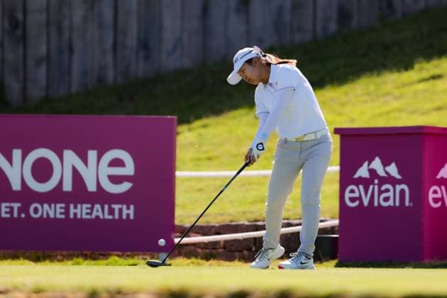 EVIAN-LES-BAINS, FRANCE - 11.07.2025: Wei-Ling Hsu (TRE) of The Amundi Evian Championship at the Evian Resort Golf Club on July 11, 2025 in Evian-les-Bains, France.