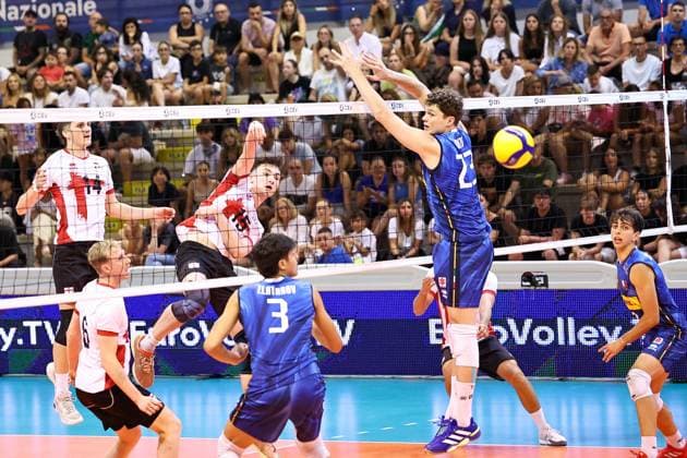 Lisle Costard (England) during Men s U22 European Championship, EM, Europameisterschaft Qualification Tournament - Italy vs England, Events in Cisterna Latina, Italy, July 11 2025  Copyright: xLuigixMariani IPAxSportx xipa-agency.netx xx IPA_60289674 IPA_Agency_IPA60289674