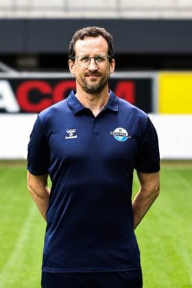 Head of medical department Jörg Liebeck, SC Paderborn 2 Football Bundesliga portrait appointment 2 BL 2025 2026 official photo appointment SC Paderborn in the Home Deluxe Arena in Paderborn portrait, portrait, single image, Germany, football, men, GER, 11 07 2025 Christian Schroedter