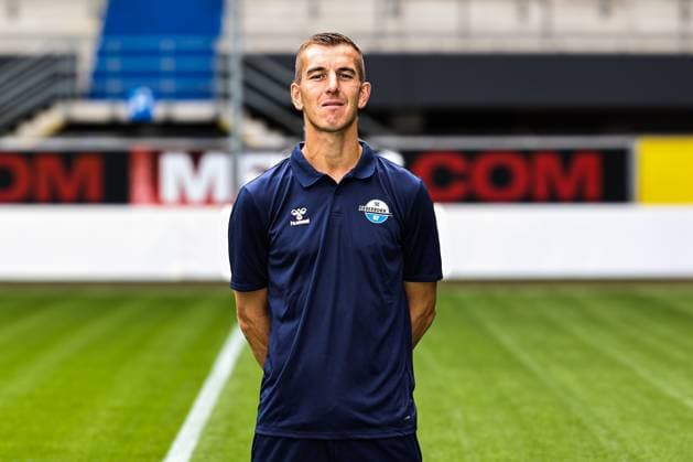 Co coach Uwe Hünemeier, SC Paderborn 2 Soccer Bundesliga portrait appointment 2 BL 2025 2026 official photo appointment SC Paderborn in the Home Deluxe Arena in Paderborn portrait, portrait, single picture, Germany, soccer, men, GER, 11 07 2025 Christian Schroedter