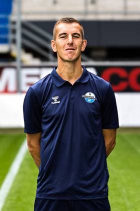 Co coach Uwe Hünemeier, SC Paderborn 2 Soccer Bundesliga portrait appointment 2 BL 2025 2026 official photo appointment SC Paderborn in the Home Deluxe Arena in Paderborn portrait, portrait, single picture, Germany, soccer, men, GER, 11 07 2025 Christian Schroedter