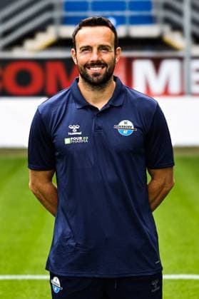 Coach Ralf Kettemann, SC Paderborn 2 Soccer Bundesliga portrait appointment 2 BL 2025 2026 official photo appointment SC Paderborn in the Home Deluxe Arena in Paderborn portrait, portrait, single picture, Germany, Soccer, men, GER, 11 07 2025 Christian Schroedter