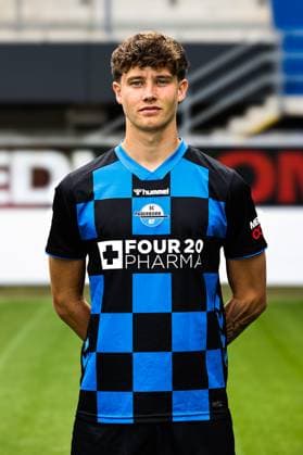 Kevin Krumme, SC Paderborn 2 Soccer Bundesliga portrait appointment 2 BL 2025 2026 official photo appointment SC Paderborn in the Home Deluxe Arena in Paderborn portrait, portrait, single picture, Germany, soccer, men, GER, 11 07 2025 Christian Schroedter