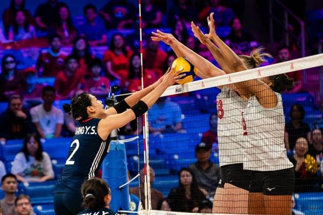 Volleyball, Women, Nations League, Canada - China