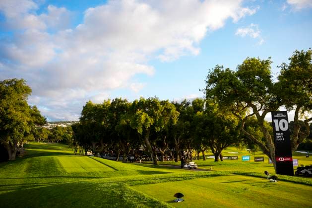 July 12, 2025, Cadiz, Cadiz, SPAIN: General view during day one resume game for weather yesterday of the LIV Golf Andalucia at Golf Club Royal of Valderrama on July 12, 2025 in Cadiz, Spain. Cadiz SPAIN - ZUMAa181 20250712_zaa_a181_023 Copyright: xJoaquinxCorcherox