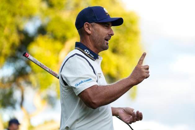 July 12, 2025, Cadiz, Cadiz, SPAIN: Paul Casey of Crushers team gestures during day one resume game for weather yesterday of the LIV Golf Andalucia at Golf Club Royal of Valderrama on July 12, 2025 in Cadiz, Spain. Cadiz SPAIN - ZUMAa181 20250712_zaa_a181_034 Copyright: xJoaquinxCorcherox