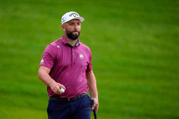 July 12, 2025, Cadiz, Cadiz, SPAIN: Jon Rahm of Legion XIII team looks on during day one resume game for weather yesterday of the LIV Golf Andalucia at Golf Club Royal of Valderrama on July 12, 2025 in Cadiz, Spain. Cadiz SPAIN - ZUMAa181 20250712_zaa_a181_038 Copyright: xJoaquinxCorcherox
