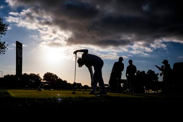 July 12, 2025, Cadiz, Cadiz, SPAIN: Abraham Ancer of Fireball team in actions during day one resume game for weather yesterday of the LIV Golf Andalucia at Golf Club Royal of Valderrama on July 12, 2025 in Cadiz, Spain. Cadiz SPAIN - ZUMAa181 20250712_zaa_a181_043 Copyright: xJoaquinxCorcherox