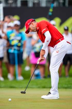 July 12, 2025, Cadiz, Cadiz, SPAIN: Sergio Garcia of Fireball team in actions during day one resume game for weather yesterday of the LIV Golf Andalucia at Golf Club Royal of Valderrama on July 12, 2025 in Cadiz, Spain. Cadiz SPAIN - ZUMAa181 20250712_zaa_a181_052 Copyright: xJoaquinxCorcherox