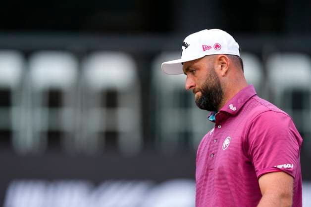 July 12, 2025, Cadiz, Cadiz, SPAIN: Jon Rahm of Legion XIII team looks on during day one resume game for weather yesterday of the LIV Golf Andalucia at Golf Club Royal of Valderrama on July 12, 2025 in Cadiz, Spain. Cadiz SPAIN - ZUMAa181 20250712_zaa_a181_061 Copyright: xJoaquinxCorcherox