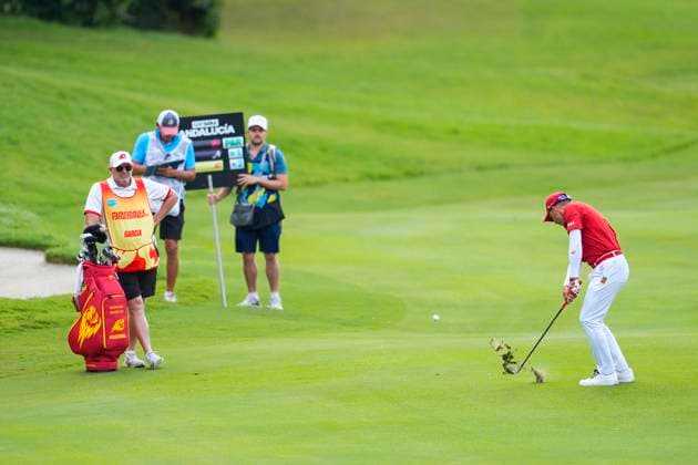 July 12, 2025, Cadiz, Cadiz, SPAIN: Sergio Garcia of Fireball team looks on during day one resume game for weather yesterday of the LIV Golf Andalucia at Golf Club Royal of Valderrama on July 12, 2025 in Cadiz, Spain. Cadiz SPAIN - ZUMAa181 20250712_zaa_a181_064 Copyright: xJoaquinxCorcherox