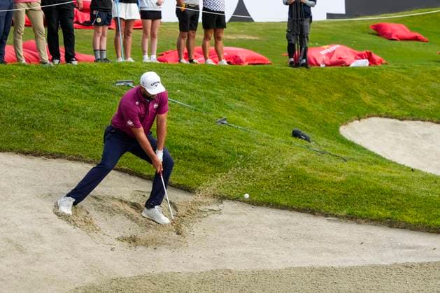 July 12, 2025, Cadiz, Cadiz, SPAIN: Jon Rahm of Legion XIII team in actions during day one resume game for weather yesterday of the LIV Golf Andalucia at Golf Club Royal of Valderrama on July 12, 2025 in Cadiz, Spain. Cadiz SPAIN - ZUMAa181 20250712_zaa_a181_071 Copyright: xJoaquinxCorcherox