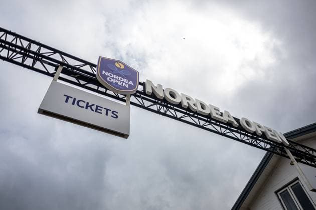 250712 General view of the entrance to Bastad tennisstadion ahead of the double final of Nordea Open on July 12, 2025 in Bastad Photo Mathilda Schuler BILDBYRAN kod MA MA0844 tennis wta 125 nordea open dubbelfinal dam bbeng entrÃ genre  Copyright: MATHILDAxSCHULER BB250712MA002