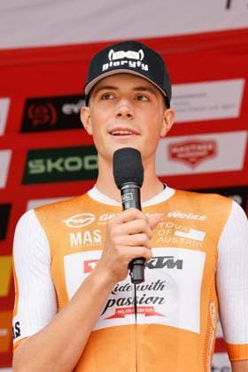 CYCLING - Tour of Austria 2025 INNSBRUCK,AUSTRIA,12.JUL.25 - CYCLING - Tour of Austria, stage 3, Innsbruck - Kuehtai. Image shows Marco Schrettl (AUT Tirol KTM Cycling Team).  GEPAxpictures xMichaelxKristen