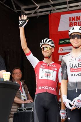 CYCLING - Tour of Austria 2025 INNSBRUCK,AUSTRIA,12.JUL.25 - CYCLING - Tour of Austria, stage 3, Innsbruck - Kuehtai. Image shows Felix Grossschartner (MEX - UAE TEAM EMIRATES XRG).  GEPAxpictures xMichaelxKristen