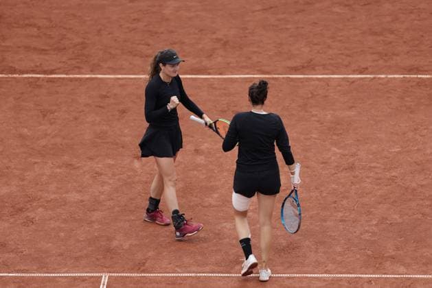 BASTAD, SWEDEN 20250712 Jesika Maleckova and Miriam Skoch, Czech Republic, during Saturdays womens doubles final at the Nordea Open tennis tournament in Bastad BASTAD SWEDEN x9200x  Copyright: xBjörnxLarssonxRosvall TTx NORDEA OPEN 2025