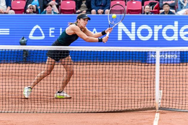 250712 Irene Burillo of Spain during the double final of Nordea Open on July 12, 2025 in Bastad Photo Mathilda Schuler BILDBYRAN kod MA MA0844 tennis wta 125 nordea open dubbelfinal dam bbeng  Copyright: MATHILDAxSCHULER BB250712MA018