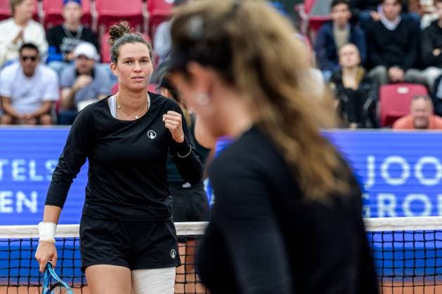 250712 Miriam Skoch Czech Republic during the double final of Nordea Open on July 12, 2025 in Bastad Photo Mathilda Schuler BILDBYRAN kod MA MA0844 tennis wta 125 nordea open dubbelfinal dam bbeng  Copyright: MATHILDAxSCHULER BB250712MA020