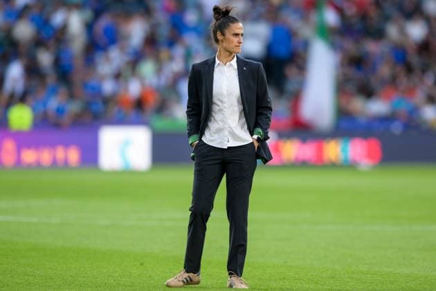 Soccer, UEFA Women s EURO 2025, 20250711, Italy Spain In the picture Coach Spain Montserrat TOME Bern Stadion Wankdorf Bern Switzerland Copyright: Passion2Press MarkusxFischerx